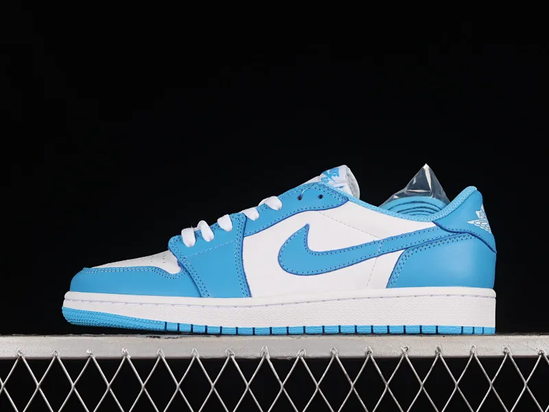 All categories Air Jordan Jordan series basketball shoes Air Jordan 1 Low pure original version Nk SB x Air Jordan 1 Low AJ1 Joe 1 joint North Carolina blue full head layer low-top basketball shoes CJ7891-401